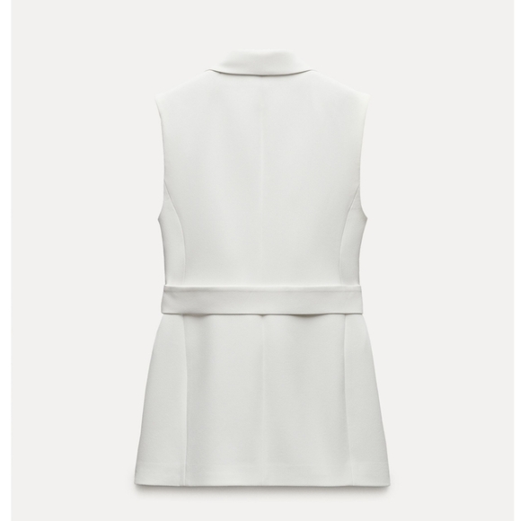 ❌️SOLD❌️TUXEDO COLLAR VEST ZW COLLECTION SIZE S - Picture 9 of 14